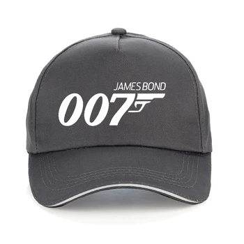 007 James Bond v pohode šiltovku vysoko kvalitnej bavlny letné slnko čiapky Unisex nastaviteľné snapback klobúk kosti