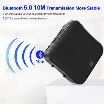CSR8675 Bluetooth Vysielač APTX HD Stereo 2 V 1 Bezdrôtový 5.0 Prijímač S Toslink/3.5 AUX/SPDIF Konektor, Adaptér Pre TV Headset