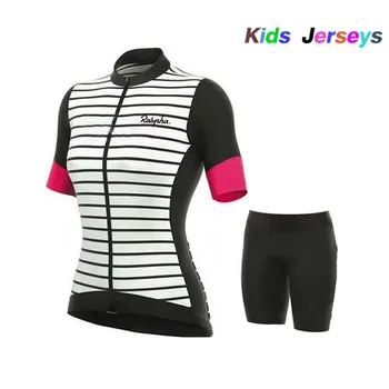 Deti Oblečenie 2021 Lete Cyklistika Dres 3D Gél Cyklistické Šortky Nastaviť MTB Ropa Ciclismo Dievčatá Cyklistické Oblečenie Šortky Sady Rýchle Sušenie