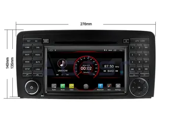 Android 9 Auto DVD Prehrávač s GPS Pre Mercedes-Benz R-Trieda W251 2005-2017 rádio Auto Auto Stereo Rádio Multimediálny Prehrávač 4G Vedúci Jednotky