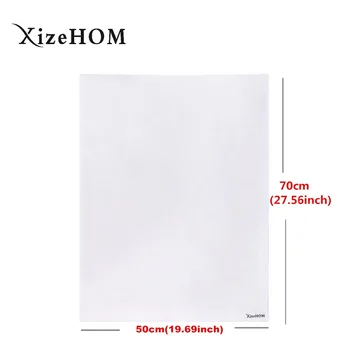 XizeHOM Extra Veľké Mikrovlákna Skla, Leštenie Handričkou tým, Trendy Barman - 50x70 cm(biela) - Prémia Kvality