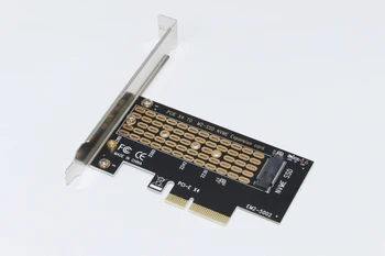 NOVÁ karta PCI-E slot karty PCI Express 3.0 X4 na NVMe M. 2 M KEY NGFF PCIE SSD M2 Stúpačky Karty Adaptéra Podporu 2230 2242 2260 2280 Veľkosť NVMe M. 2 SSD