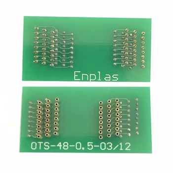 Nový Príchod Enplas OTS -48-0.5-03/12 nádoba test horieť v sokcet adaptér výška qualityTsop48 PCB dosky