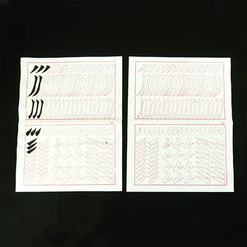 Čínskej Kaligrafie CopyBook Ouyang Xun Pravidelné písmo Základné Zdvih Čínsky Znak Praxi CopyBooks pre Začiatočníkov 30pcs