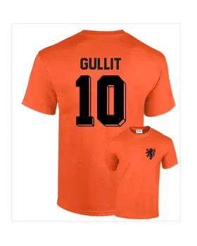 Gullit Holland, Holandsko Č. 10 Pánske Retro Futbalista Módne Mens T Tričko Mužov Lete Bežné Fisher Tričká