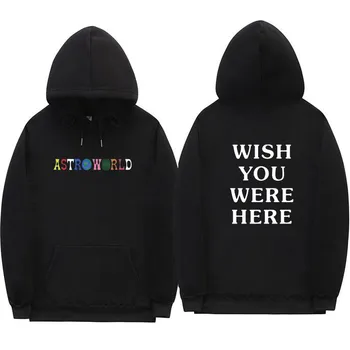 Móda hoodies pre ženy Astroworld PRAJEME VÁM BOLI TU hoodie streetwear ružová mikina s kapucňou Scott Travis mikina femme Pulóver