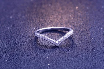 YANHUI Jednoduché Šípky V Stohovanie Krúžok Žien 925 Sterling Silver Šperky Geometrické Módne Prstene Pre Ženy Darček Aneis R229