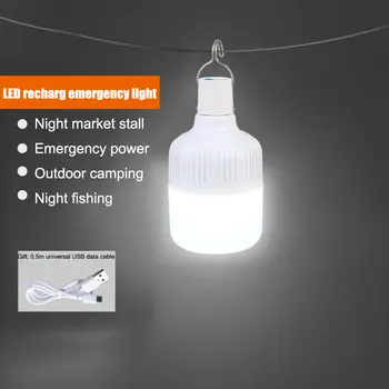 Mobilné Prenosné Dobíjacie Osvetlenie LED Vonkajšie Domácnosť Výpadok Núdzové Svetlo Stan Camping Svetlo Super Jasná Svete