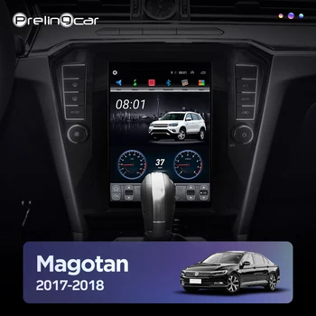 4G Lte Vertikálne obrazovke android, 9.1 multimediálne video rádio prehrávač pre Volkswagen VW magotan 2017-2018 rokov navigáciu stereo