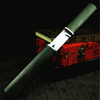 Eben high-end Japonský Samuraj meč, vonkajší rovný meč, D2 ocele Jungle Záchranu nôž, North American lovecký nôž
