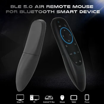 Bluetooth 5.0 Air Mouse 6-Os Gyroskop 17 Tlačidlá Inteligentné Diaľkové ovládanie pre Projektor Počítač PC TV BOX pre Xiao Smart TV