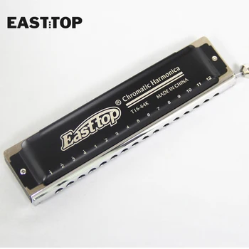 T16-64 KB EASTTOP 16 diera 64 tónov chromatickej harmonica ABS špirálou (Vrátane príslušenstva)
