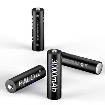 PALO Batérie aa 3000mah 1.2 V NI-MH Vopred nabité batérie typu AA Nabíjateľné Batérie 2A Baterias Pre autíčka Fotoaparát Hodiny