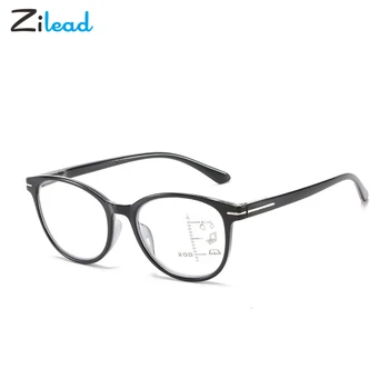 Zilead Retro Okuliare na Čítanie Ženskej Módy Progresívne Multi-zameranie HD Zoom Okuliare Ďalekozrakosť Okuliare Unisex Diopter +1,0 až+3.5