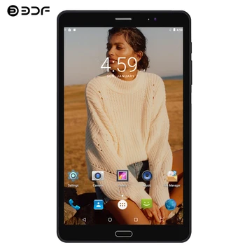 BDF 8 Palcový Tablet Pc 2.5 D Obrazovke 4G Telefón Hovor Tablet 1280*800 IPS 1 GB/32 GB Quad Core 5.0 MP Android 6.0 Mobilný Telefón, Tablet 8