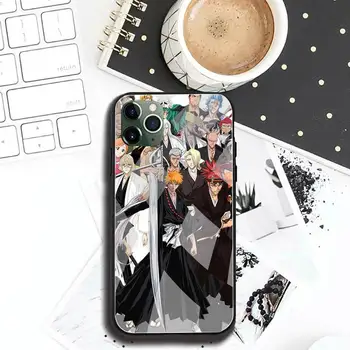 Anime Bleach Ichigo Kurosaki Telefón Prípade Tvrdeného Skla Pre iPhone 11 Pro XR XS MAX 8 X 7 6 6 Plus SE 2020 prípade