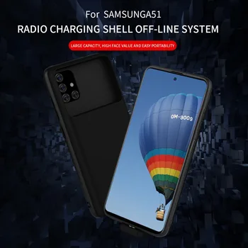 7000mAh Externé Napájanie Banka Plnenie Kryt Napájanie obal pre Samsung Galaxy A71 /A51 5G Batérie Prípade Magnetická Nabíjačka Prípade