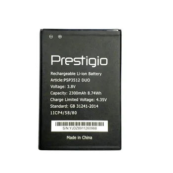 Nové 3.8 V 2300mAh PSP3512 Batérie pre Prestigio Muze B3 PSP3512 DUO PSP3512DUO PSP 3512 Mobilný Telefón na Sklade