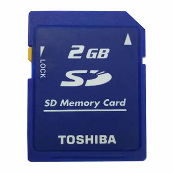 10PCS/Veľa Toshiba 2GB Class2 SD Kartu Carte Pamäťová Karta SD a Sd-kartu Zablokovať Memoria SD Veľkoobchodné Ceny Lacné Doprava Zadarmo