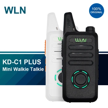 2020 Walkie Talkie WLN KD-C1 Plus Mini obojsmerné Vysielačky UHF 400-470 MHz, 16 Kanálov Ham Rádio FM Vysielač KD C1 Aktualizovať Verziu