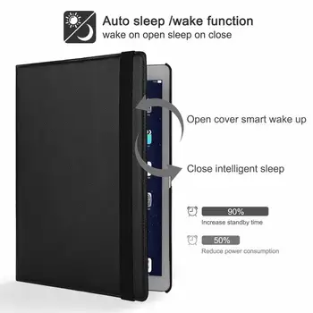 Pre iPad Pro 12.9 Prípade 360 Stupňové Otáčanie Stojan Prípade Ochranný Kryt Smart Auto Sleep/Wake pre Apple Pro 12.9 /2017