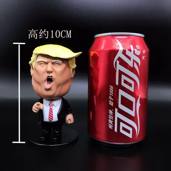 Slávni Ľudia Socha Prezidenta USA Amerike Donald Trump Japonska Shinzo Abe, Rusko Putina Čína Vinyl Obrázok Model Bábiky