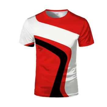 Nové pánske 3D Red Bull Tlač Fashion T-Shirt Redbull pánske Tričká Bežné Mužské Športy Tshirts