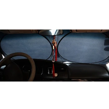 X AUTOHAUX 148x69cm Predné Skladacie Reflexné čelné Sklo Auta slnečník Clonu Štít Kryt Full Auto Okno Obrazovka Slnečníky kryt