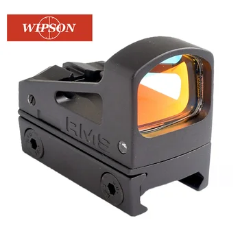 WIPSON Taktické RMS Reflex Mini Red Dot Sight Rozsahu S Ventilovanými Montáž a Dištančné Pre Airsoft Pištoľ Glock