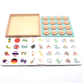 Candy Drevené 3D Puzzle Pamäte Zápas Šach Hra pre Deti Raného Vzdelávania Rodinnú oslavu Príležitostná Hra Puzzle pre Dieťa