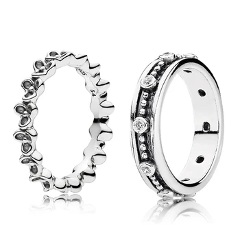 Baofu 925 Sterling Silver Ring Klasické Rozprávky Retro Štýl Kvety Kvitnúce Vhodný Pre Európske ženské Krúžok Vysokej Šperky