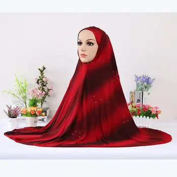 Islamské Ženy Oblečenie Okamžité HIDŽÁB Turban s diamantmi kvet Hidžáb Čiapky Šatky Tturkish hidžáb Rozšírenia Krku, Hrudníka 1pc