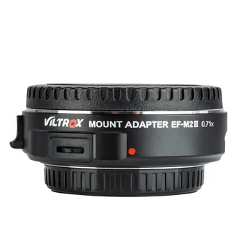 Viltrox EF-M2 II 0.71 x Auto focus Objektív Adaptér pre Canon EF-mount objektív Panasonic Olympus M43 kamery GH4 GH5 GF6