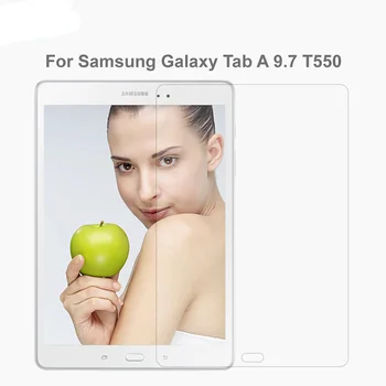 Screen Protector Samsung Galaxy Tab 9,7 T550 T551 T555 HD Tvrdeného Skla Pre SM-T550 9.7