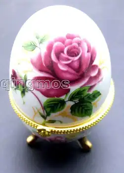 Qingmos Multicolor Čína Keramiky 70*100mm Vajcia Multi Účel Krabice na Šperky Displejov s Šperky Box Darček Porcelánu Box-box24