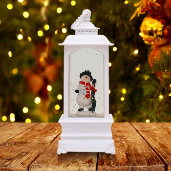 Novinka Deti Music Box Vianočné Čítanie Snowflake Lietania Prenosné Svietidlo Izba Nočné Svetlo Domov Ozdoby na Vianočný Darček