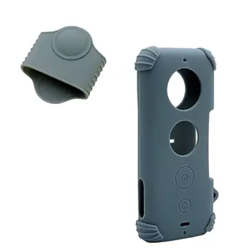 Silikónové puzdro Scratchproof Ochranný Kryt pre Insta 360 One X Akciu, Fotoaparát