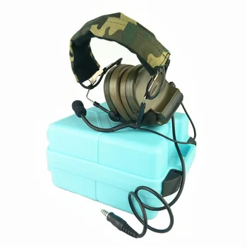 Z Taktických Slúchadlá Slúchadlá COMTAC 2 Štýl Zníženie Hluku Headset pre Airsoft Military Rádio OD Z041