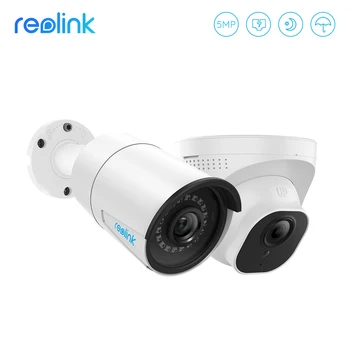 Reolink kamerovým Systémom 8ch PoE NVR 4 ks PoE IP Kamery Vonkajšie HD Video Dohľad Auta 2TB HDD RLK8-520B2D2 5MP