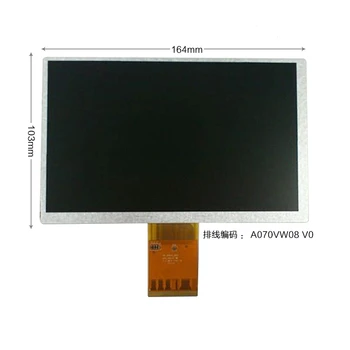 A070VW08 V2 V0 7 palcový LCD obrazovke sa používa na auto DVD navigačný