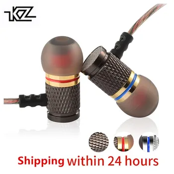 KZ EDR1 Pozlátené Bývanie Slúchadlá s Mikrofónom 3,5 mm Audio In Ear Monitor Basy Stereo Slúchadlá slúchadlá Slúchadlá