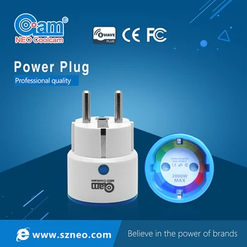 Z-Wave, WIFI, Smart Power Socket Bezdrôtové Plug Načasovanie Diaľkové Ovládanie Hlasom Monitor Zásuvky Inteligentný Napájací kábel Korelácia S budíkom