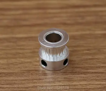 10PCS MXL 20 zubov Hliník Načasovanie Kladka 5 mm Vŕtanie vhodný pre 6 mm Pás 3D tlačiarne kladka