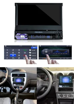 1 DIN 7 palcový Auto Stereo Rádio Audio MP5 Prehrávač Bluetooth/USB/TF/Aux/dotykový displej Auto-rádio rádio kazetový prehrávač Zrkadlo Odkaz