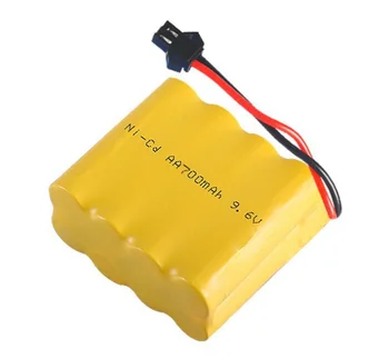 9.6 v 700mah NI-CD AA Nabíjateľné batérie pre RC auta Nádrž diaľkové ovládanie elektrické hračky vozidlá 9.6 v 700 mah nicd batéria aa
