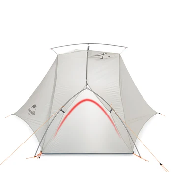 Naturehike VIK 15D Camping Stan 930g Ultralight Jednu Osobu Prenosné Snehu Cestovné Stan 4-Sezóna S Mat Turistika Zariadenia