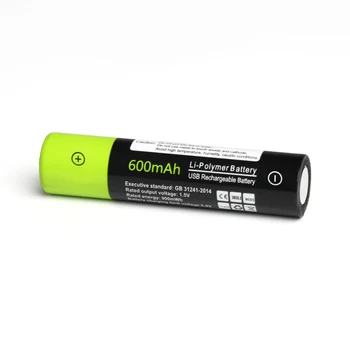 2 ks/veľa ZNTER 1,5 V AAA 600mAh lítium-polymérová nabíjateľná batéria hračka na diaľkové ovládanie batérie Mirco USB nabíjateľné batérie