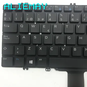 Zbrusu nový, originálny notebook podsvietenie SP klávesnica pre DELL LAITITUDE E7280 7290 5290 5280 podsvietený SP ŠPANIELSKO klávesnice 0FJD8V