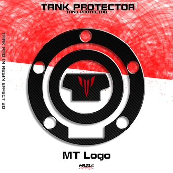 Pre Yamaha MT FZ 01 03 07 09 10 MT Tank Pad Dekoratívne Protector Carbon Fiber Palivovej Nádrže Kryt na Ochranu Nálepky MT logo