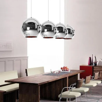 Post-moderný Prívesok Svetlá elektrolyticky pokrývajú Sklo Bubble bobble LED Visí Lampa Obývacia Izba, Kuchyňa, Jedáleň Svetlá